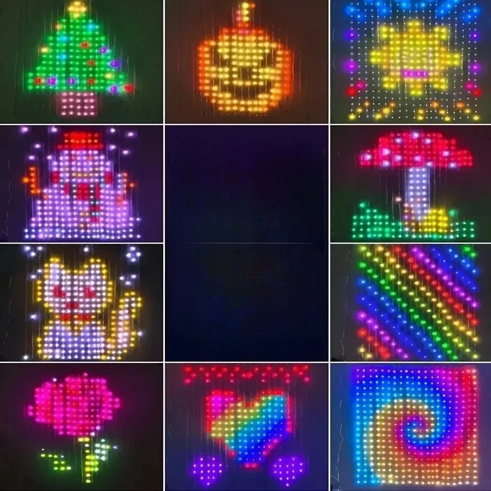 LED Pixel Curtain Lights Bluet - Lighting Christmas Decor recension och pris
