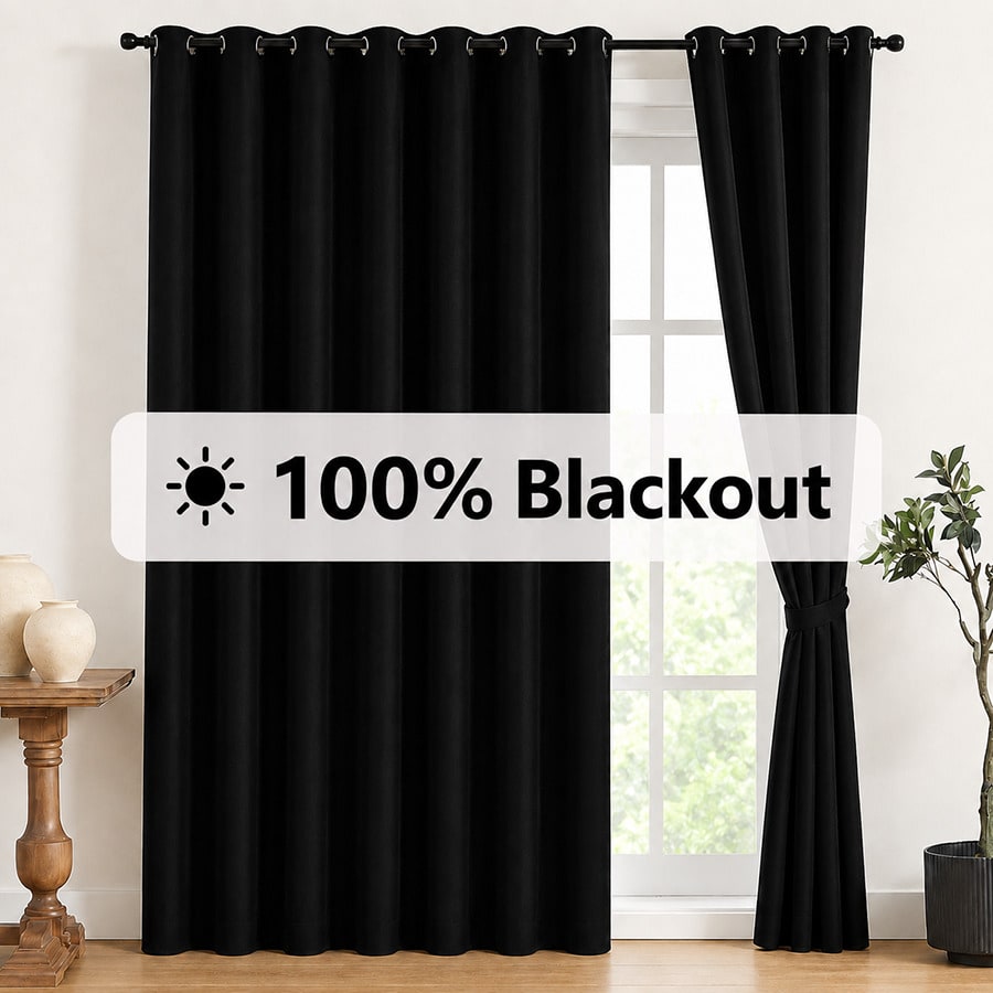 2pcs Blackout Thermal Curtains - Lighting Decoration Ideas recension och pris