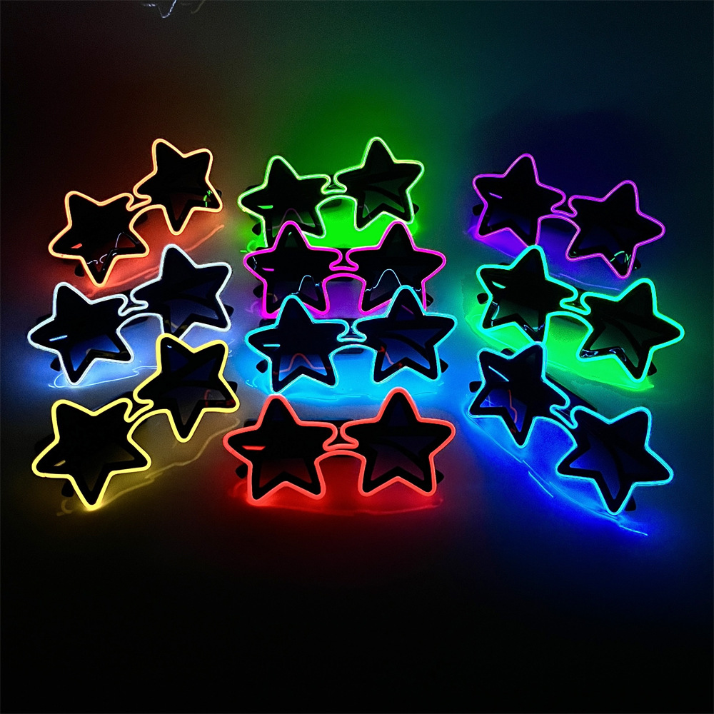 Star Shape LED Glowing Glasses - Lighting Visual recension och pris