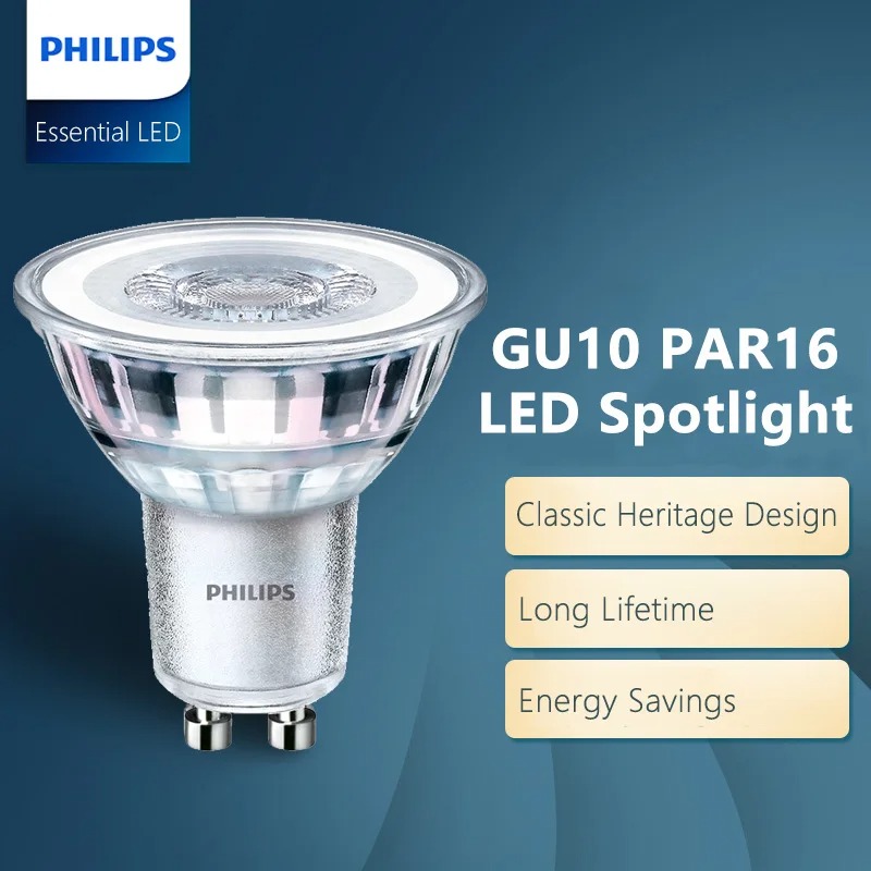 Philips LED GU10 PAR16 Essenti - Philips Bulb Led Classic recension och pris