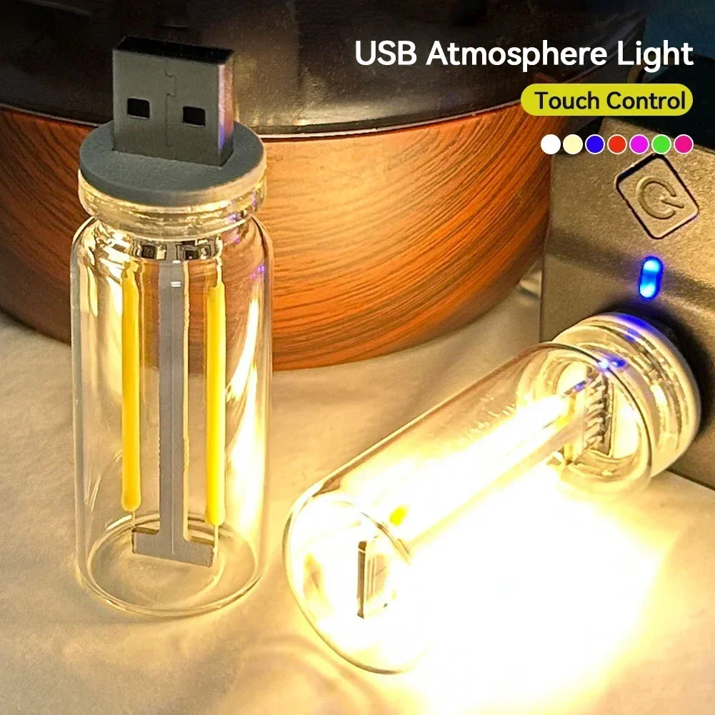 Car USB Night Light Touch Dimm - Lighting Mcqueen Bedroom Decor recension och pris