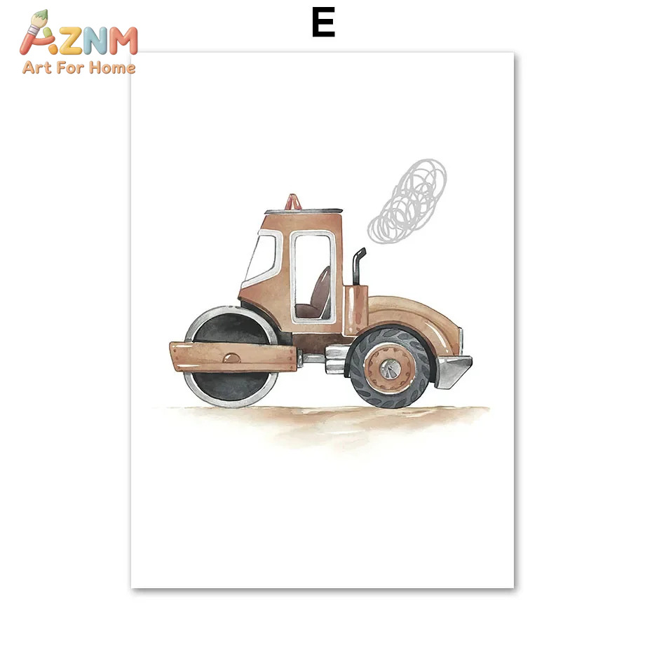 6pcs Nordic Modern cartoon car - Lighting Mcqueen Bedroom Decor recension och pris