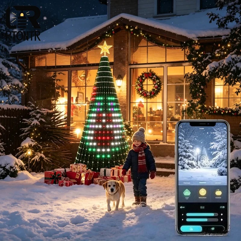 Christmas Star Tree Lights RGB - Lighting Christmas Decor recension och pris
