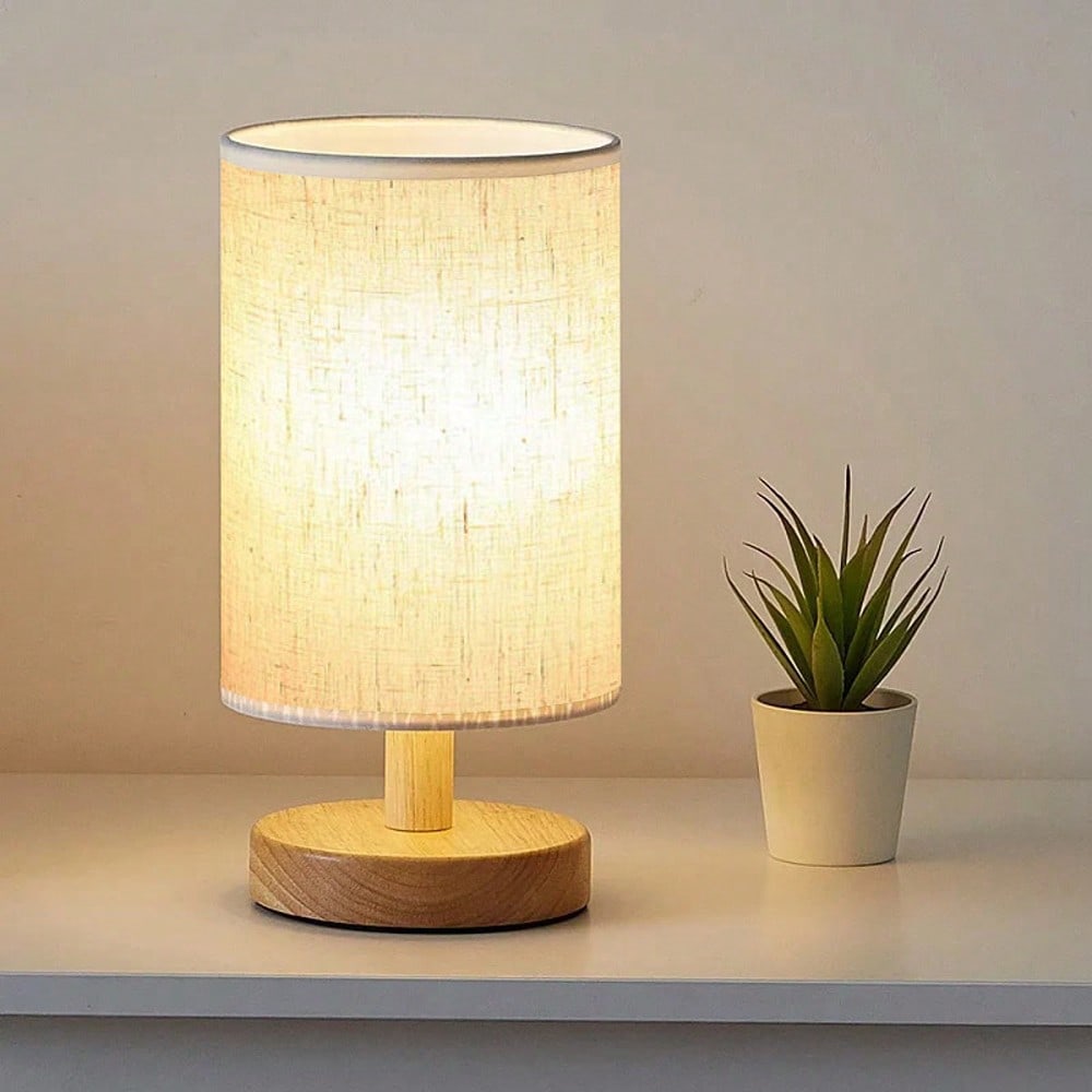 Modern Nordic Wooden And Fabri - Decor Lighting Lamps recension och pris