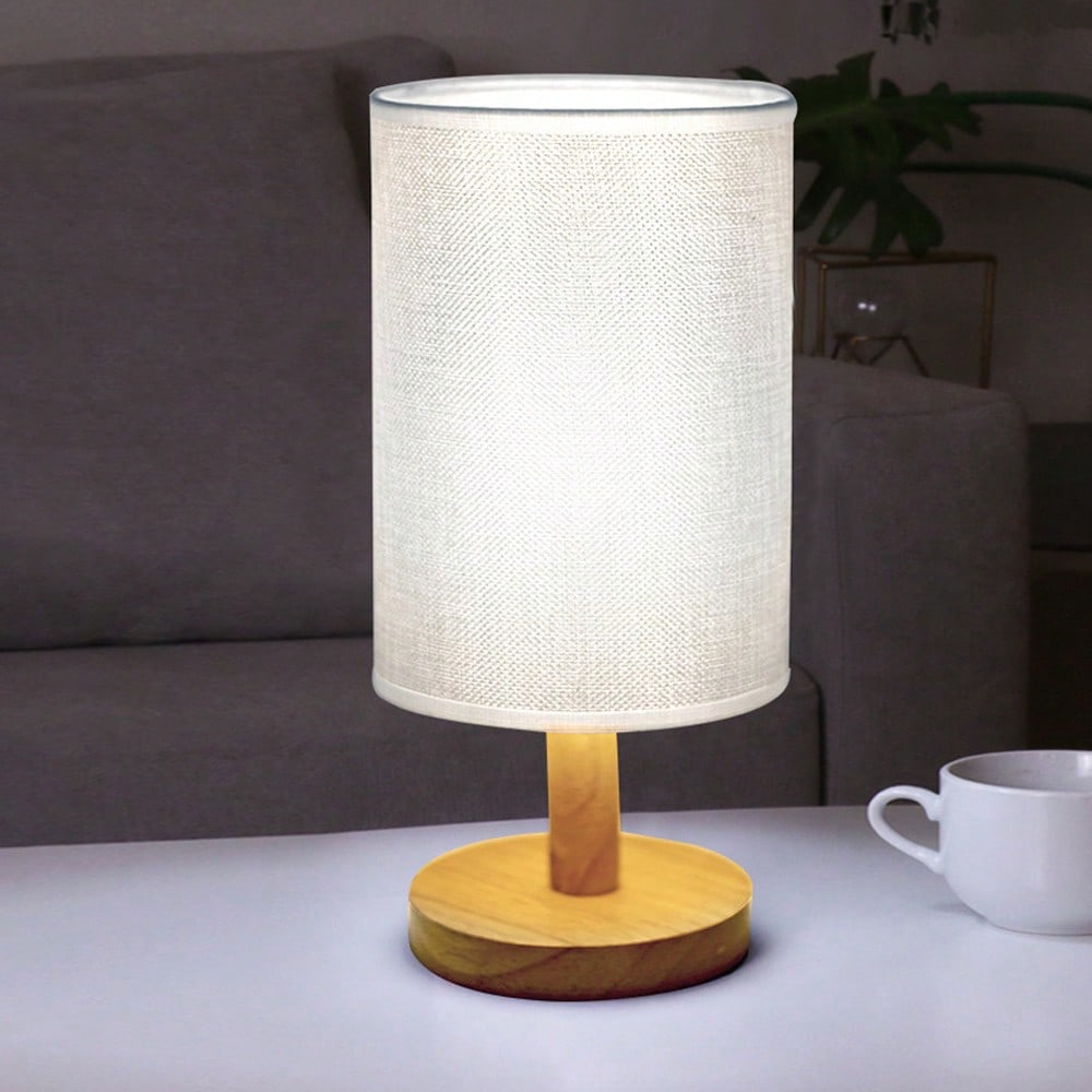 Modern Nordic Wooden And Fabri - Decor Lighting Lamps recension och pris