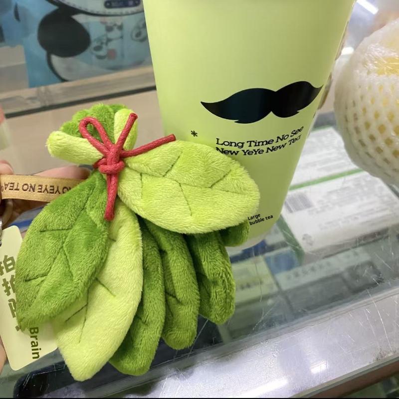 1Pcs Pomelo Leaf Plush Pendant - Lighting Mcqueen Bedroom Decor recension och pris